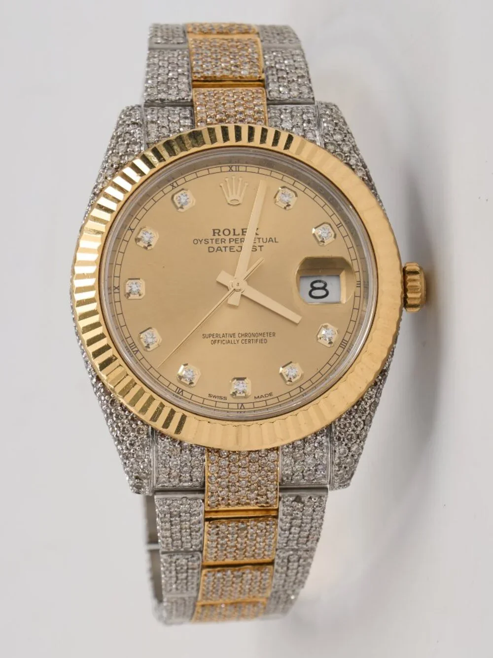 Rolex 126333 Watch with 13.7CTtw SI1 Diamonds